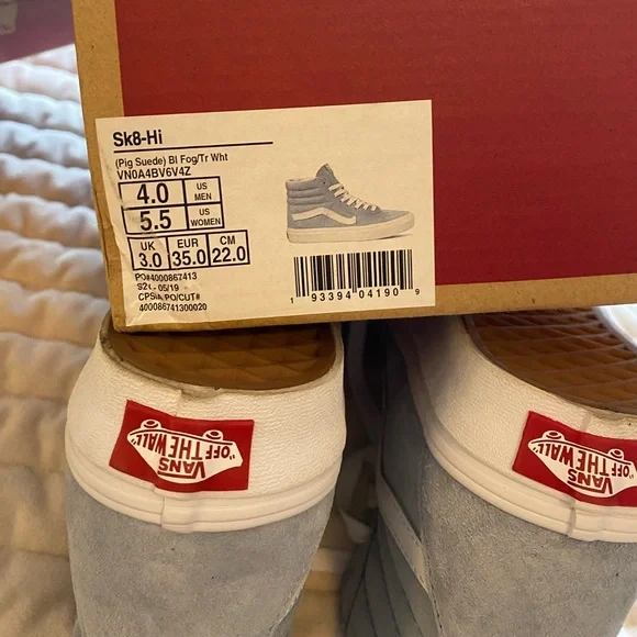 Blue Suede Vans - Picture 2 of 6